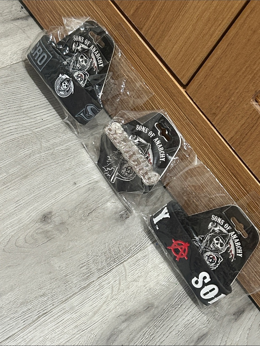 Sons of Anarchy Vintage Collectors Wristlets & Knuckle Ring Bundle- 3 Pack NWT